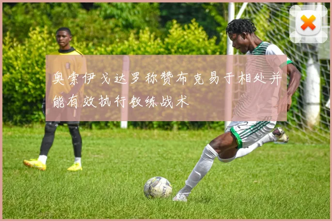奥索伊戈达罗称赞布克易于相处并能有效执行教练战术